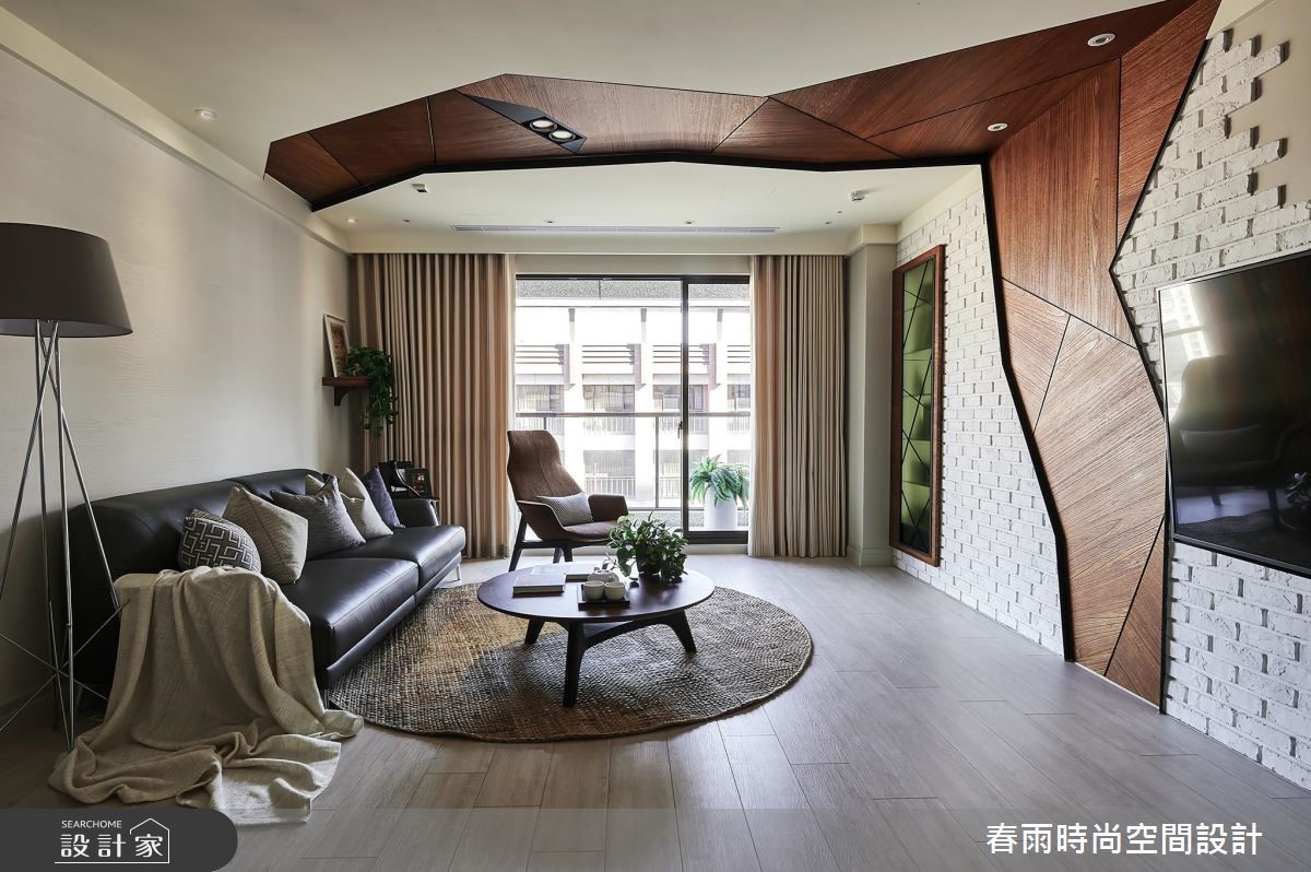 文化石墙种一棵树！富有生命力的休闲宅